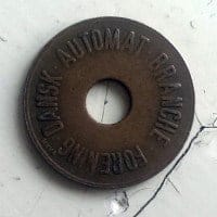 Branche forening dansk automat (hul), spillemærke 25, MEKA (1)