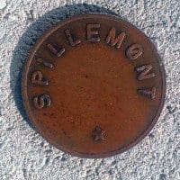 City Clubben. Spillemønt (stjerne) (1)