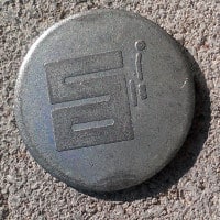 Spillemærke 25 øre (ukendt symbol) (1)