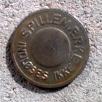 Spillemærke, indløses ikke (forhøjning i midten). Spillemærke, indløses ikke (1)