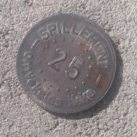 Spillemønt 25 - omveksles ikke (1)