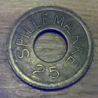 Spillemærke 25, Spillemærke 25 (hul) (messing) (1)