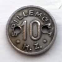 Spillemønt 10 H.Z., Spillemønt 10 H.Z. (1)