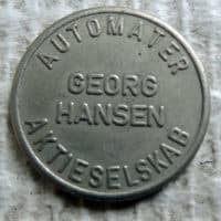 Georg Hansen automater aktieselskab, Kaffe Mønt (1)