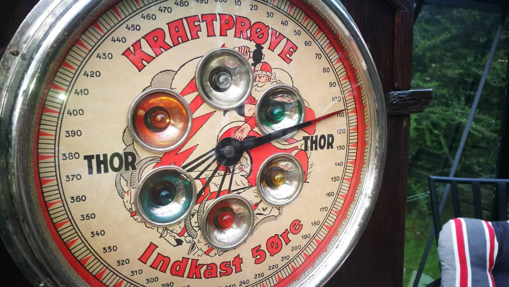 Thor kraftprøve: Fremvisning – Restaurering af automater