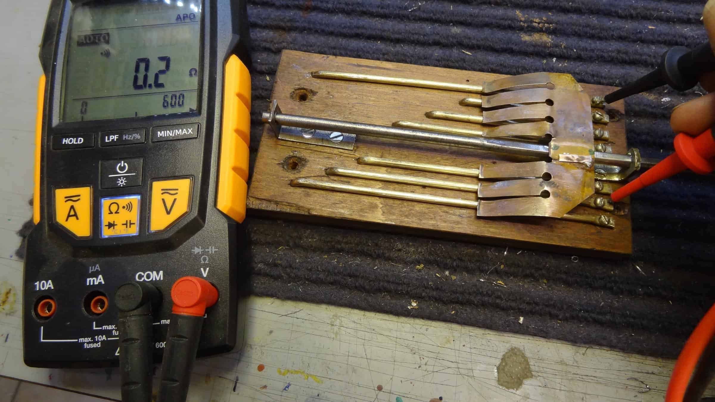 Mekaniske elementer i Thor kraftprøven – Restaurering af automater