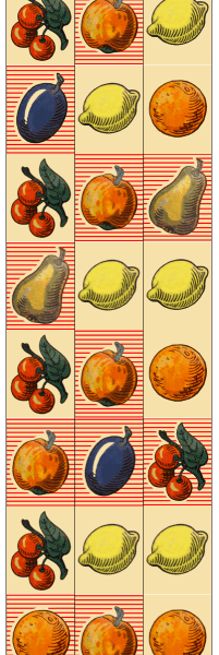 Beromat Klokke (3 reel) Strips